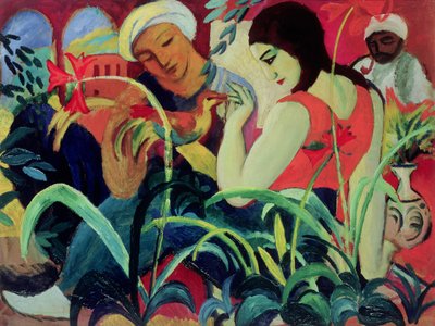 Oriental Women (Odalisques), 1912 by August Macke